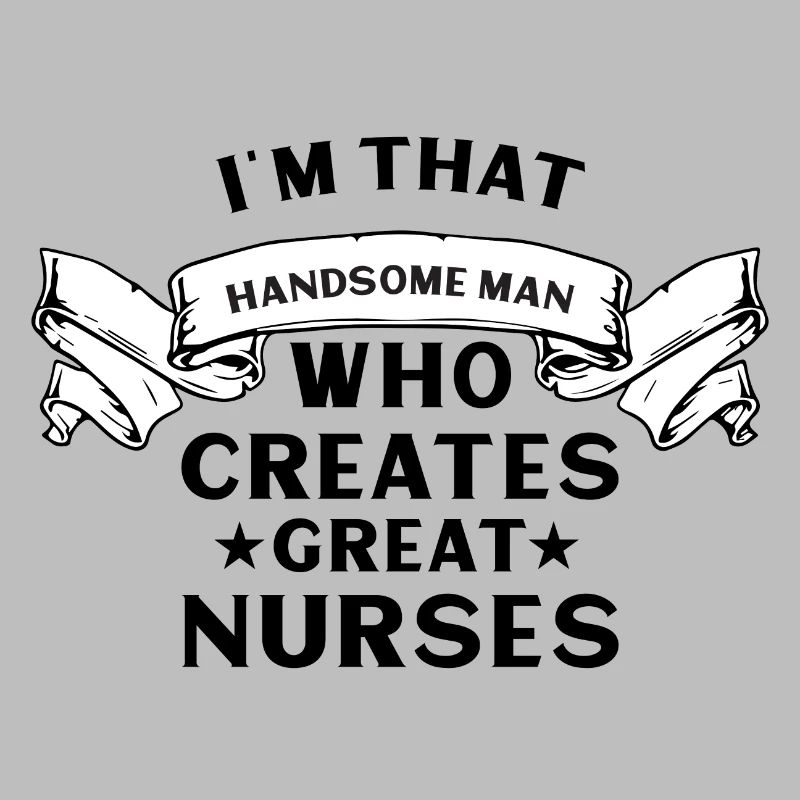 Handsome man who creates great nurses - black