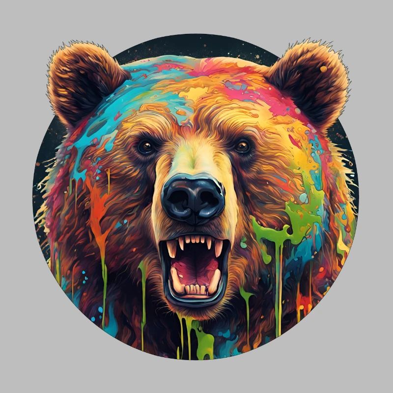 Bear / Honey / Forest / Predator / Grizzly / Fur