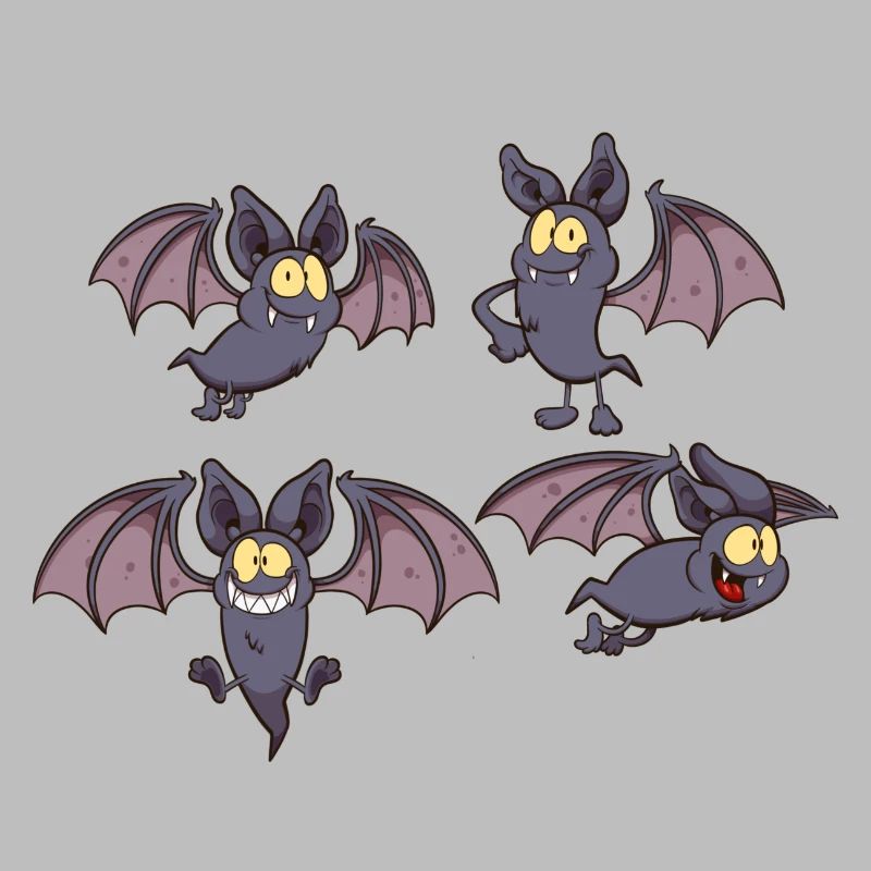Cartoon Bats