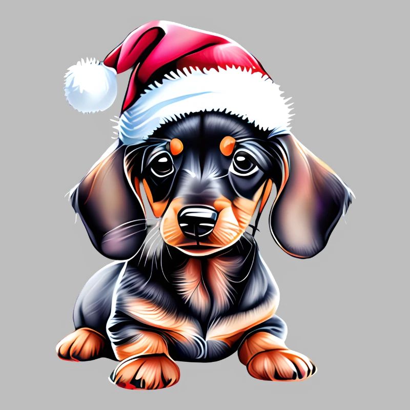 Teckel X-Mas Chien de Noël Dachshund Chiot
