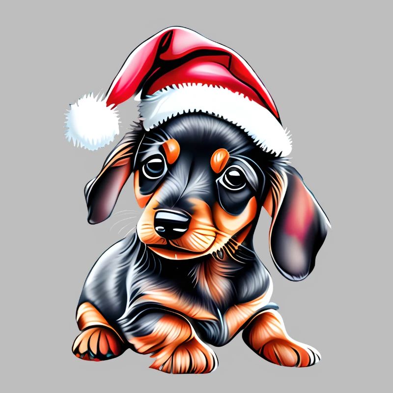 Teckel chiot Noël Teckel chien de Noël