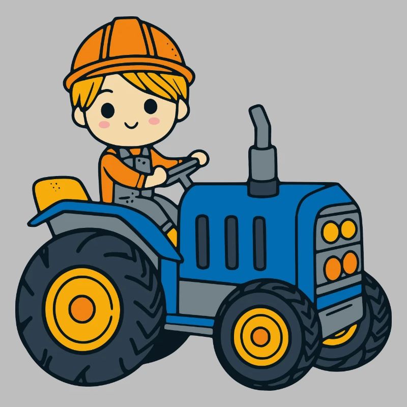Traktor Junge Kinder