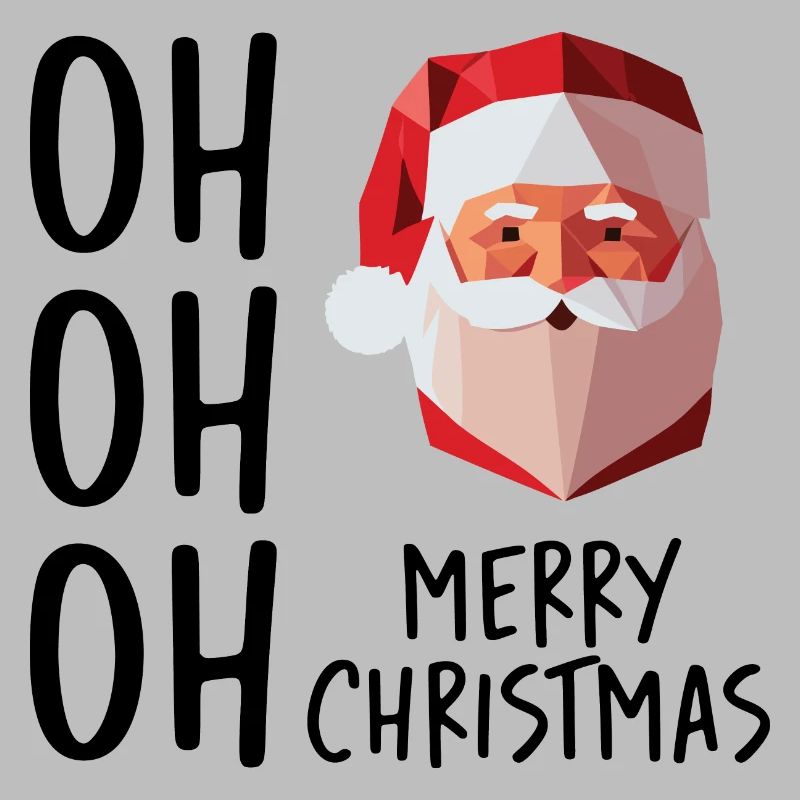 Père Noël Low Poly / Joyeux Noël
