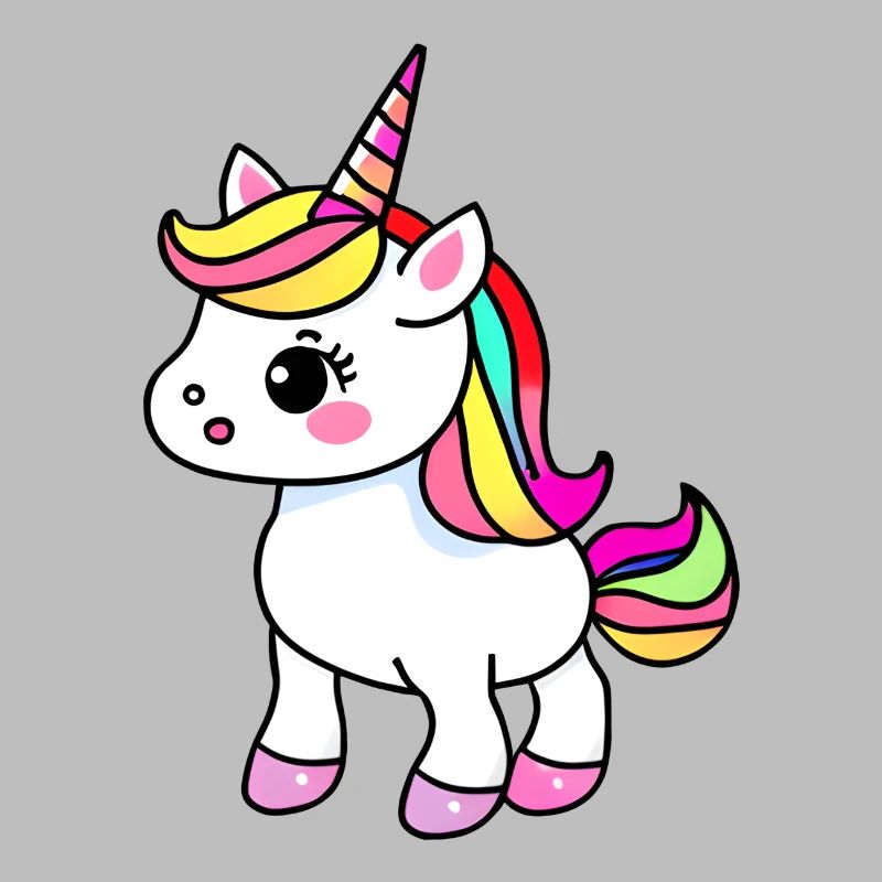 Einhorn Fabeltier Mädchen Einhörner