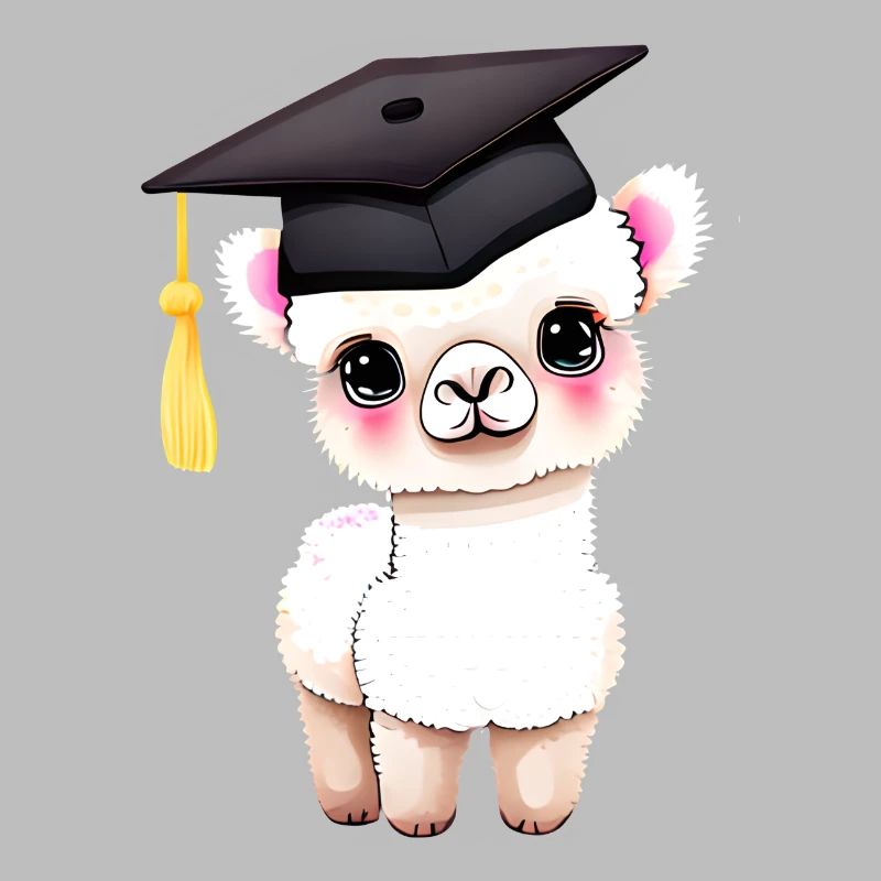 Bachelor Alpaka Studium Schulabschluss Absolvent