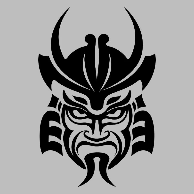 Casque de samouraï Logo Katana Épéiste