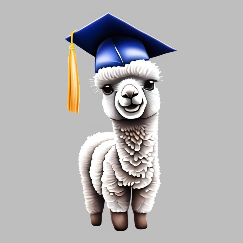 Bachelor Alpaka Schulabschluss Studium Absolvent