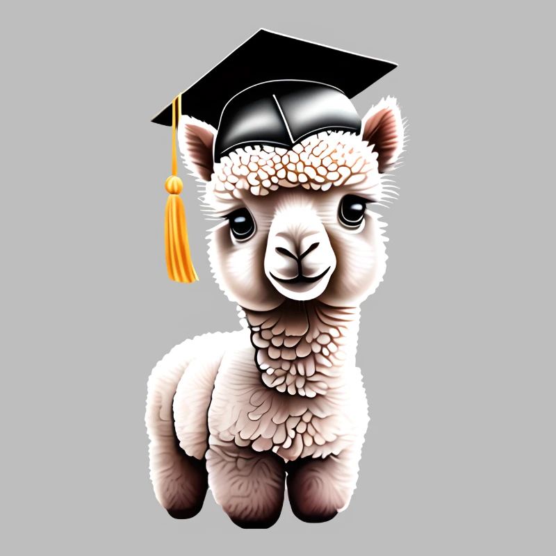 Bachelor Alpaka Schulabschluss Studium Absolvent