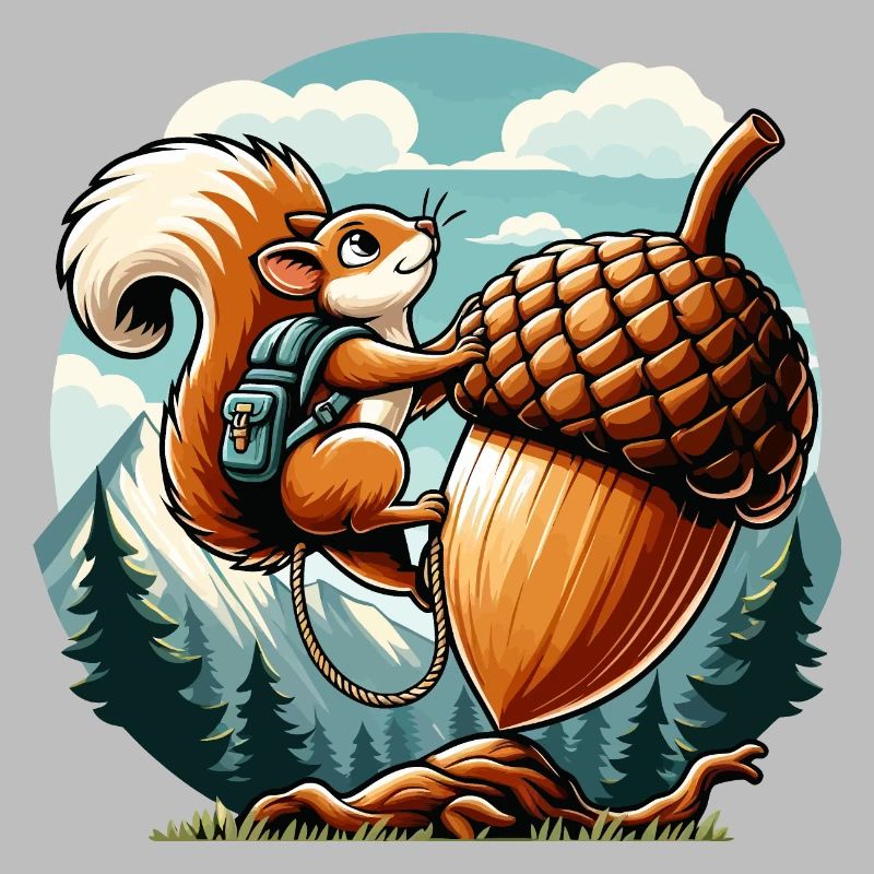 Écureuil d’aventure