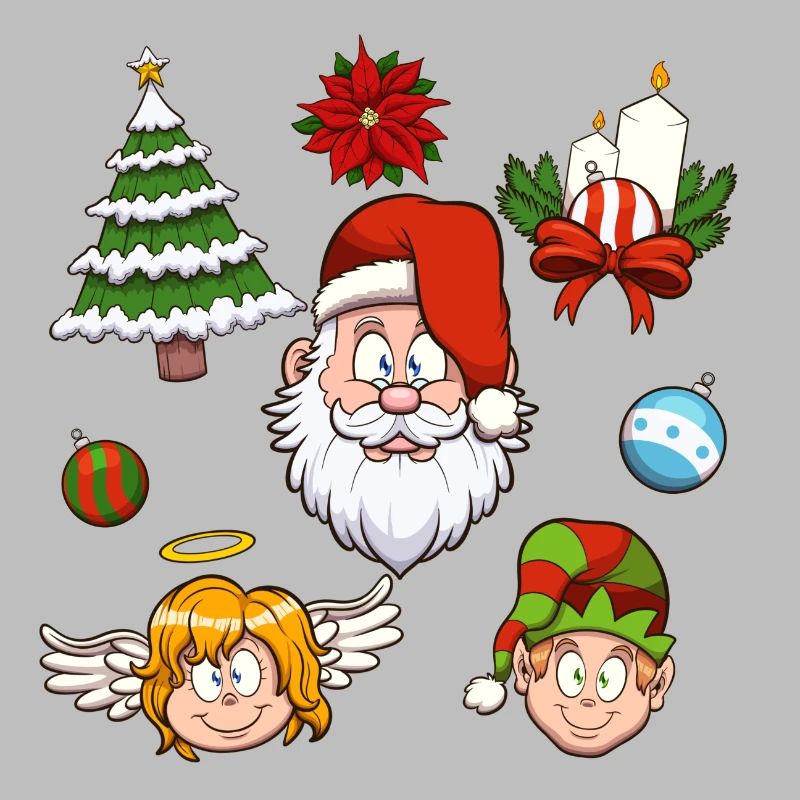 Weihnachtliche Elemente