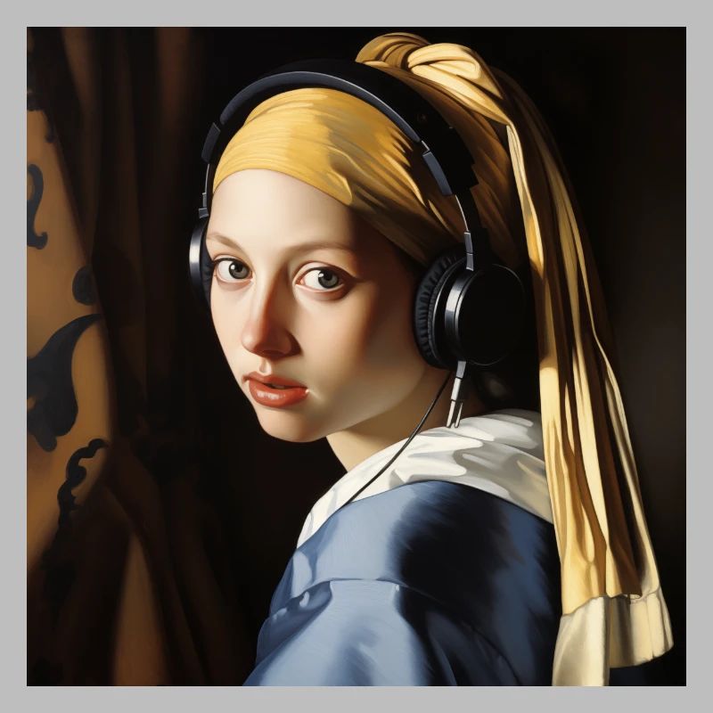 Das Mädchen mit dem Kopfhörer