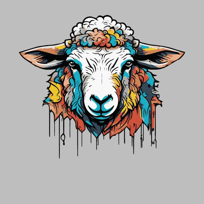 buntes Schaf Schäfer