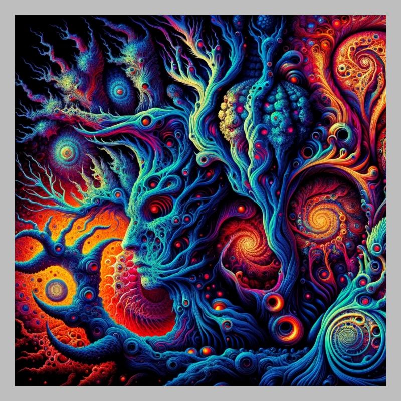 Fractale de la forêt psy