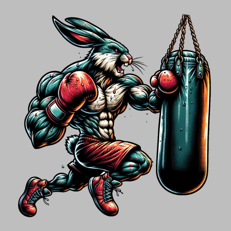 Lapin de boxe