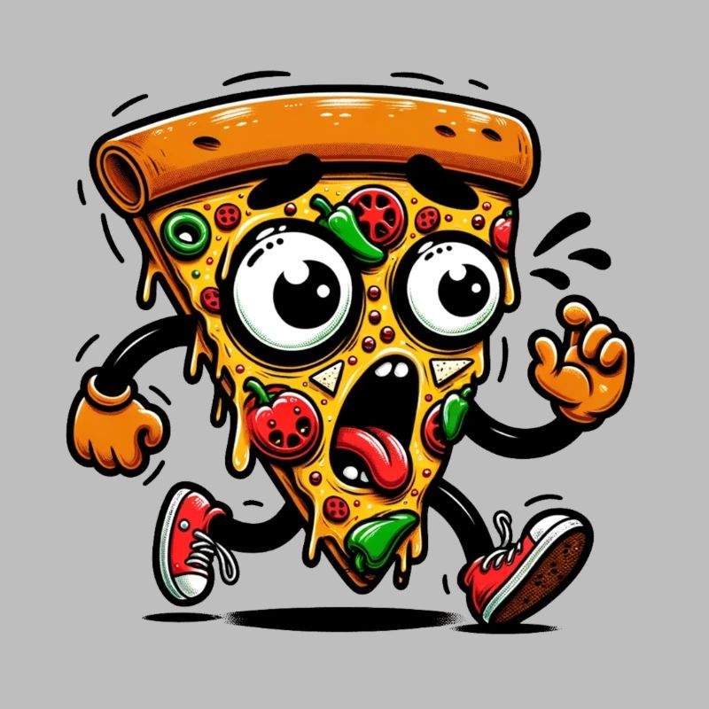 Pizza en cours d’exécution