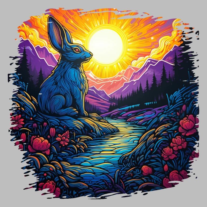 rabbit bearded collie easter for kids present idea