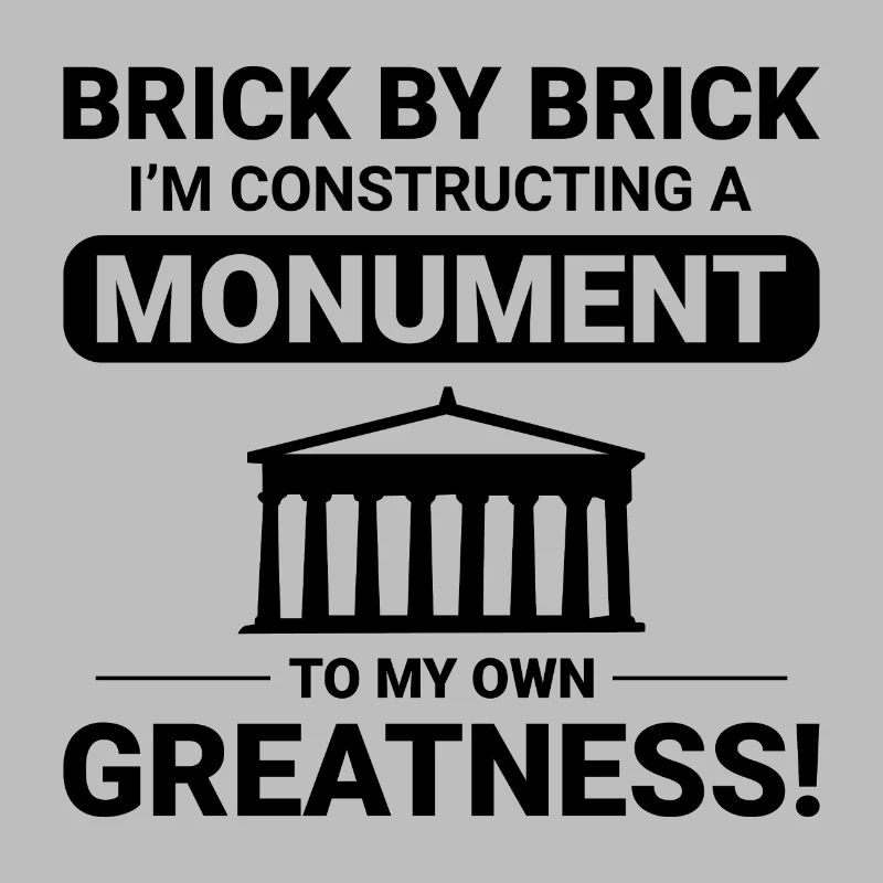Monumental Brick Mastery: Humorous Bricklayer