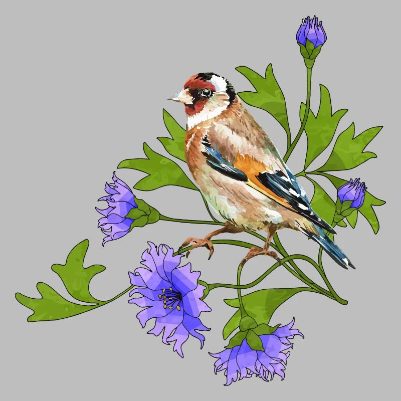 Bunter Vogel