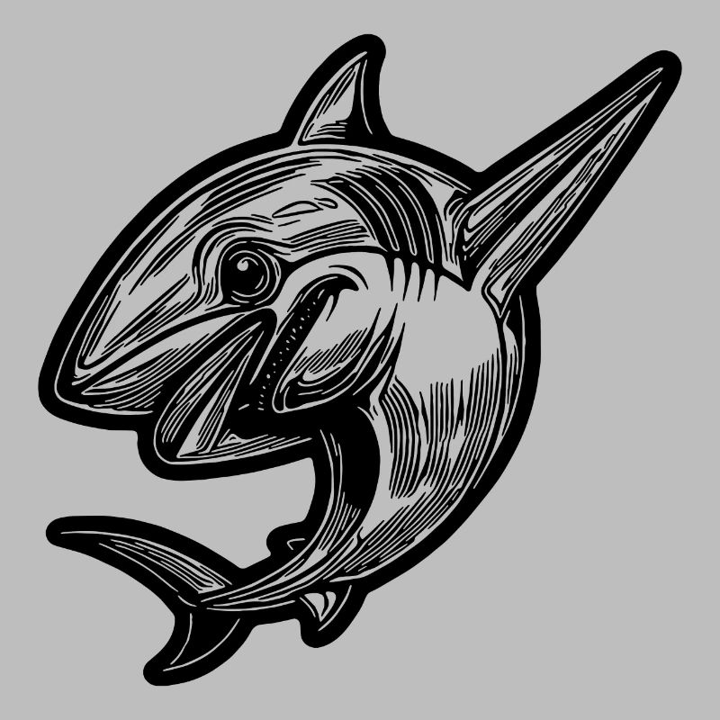 Petit requin dabbing mignon - Dabbing Shark