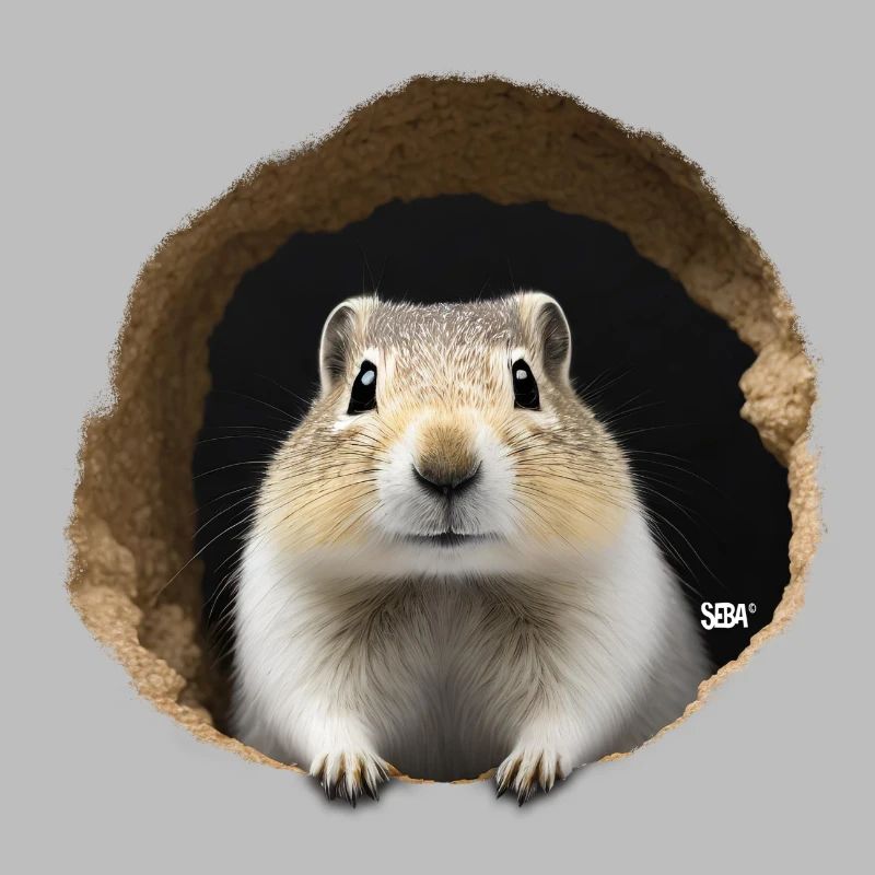 Süßes schläfriges Erdhörnchen