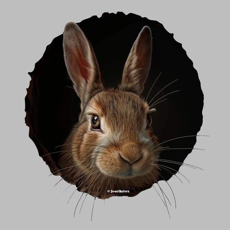 Lapin de vison mignon