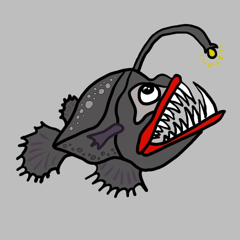 Leuchtender Anglerfisch