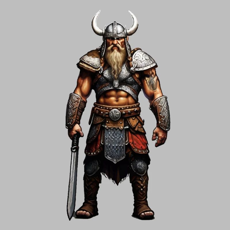 Wikinger Krieger Walhalla