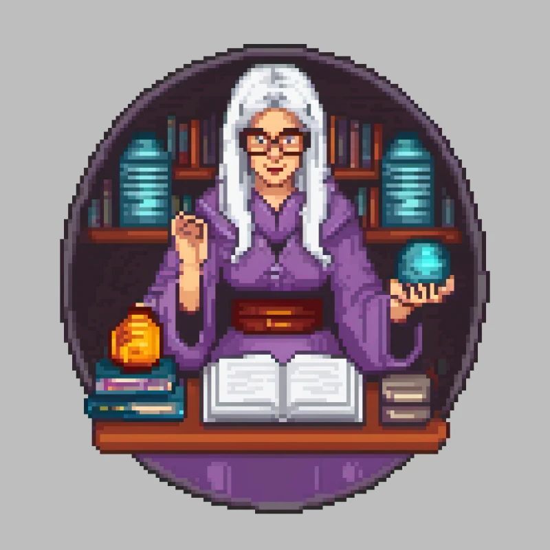 Arcane Librarian Pixel