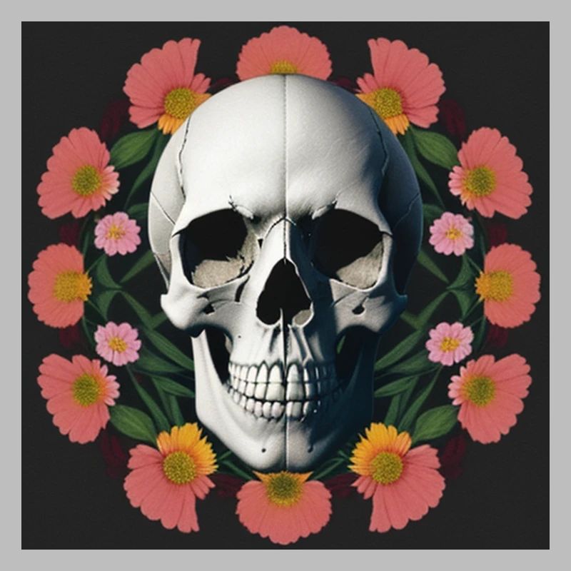 Flower-Skull