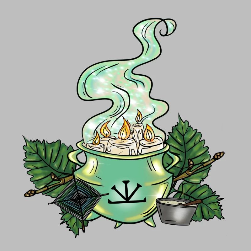 Chaudron de la sorcière Imbolc