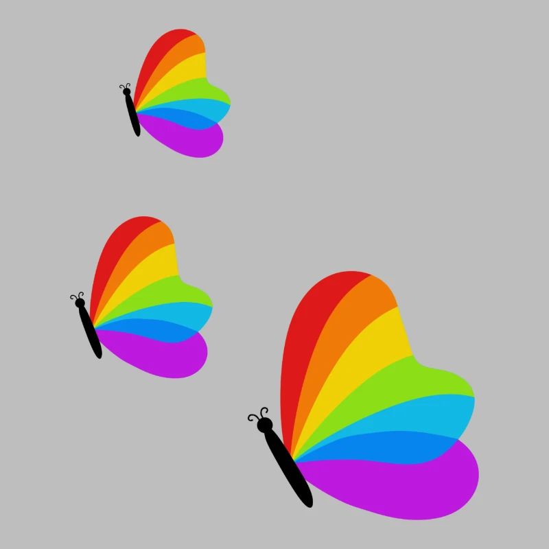 Pride-Schmetterlinge