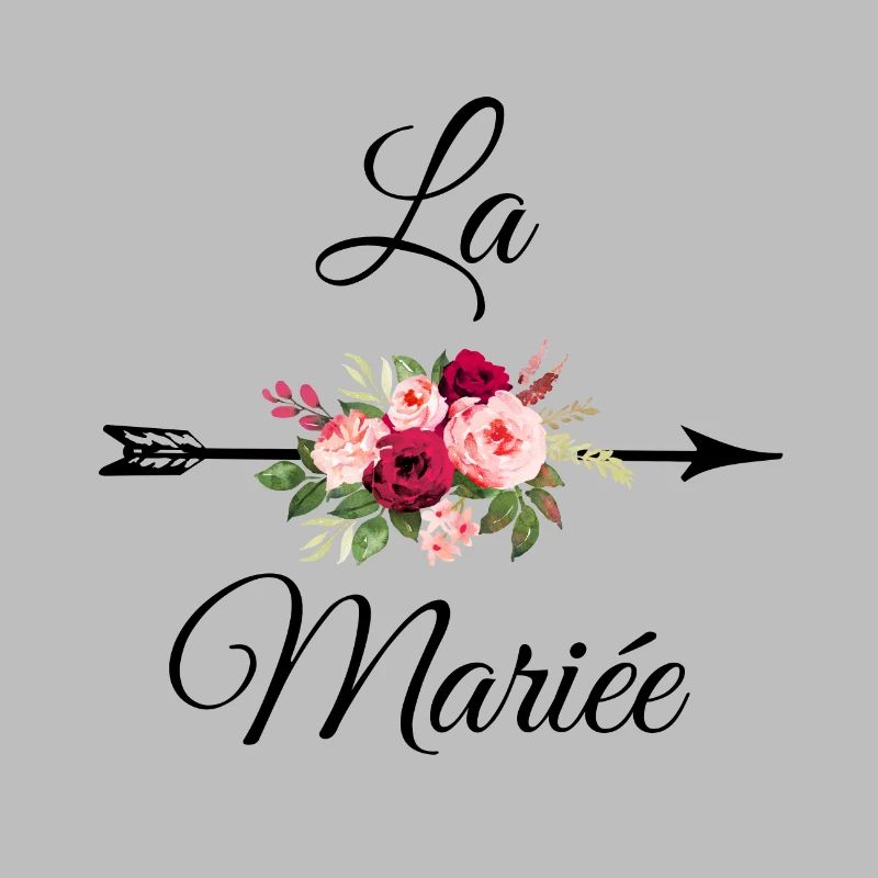 La mariée bouquet de fleurs flèche