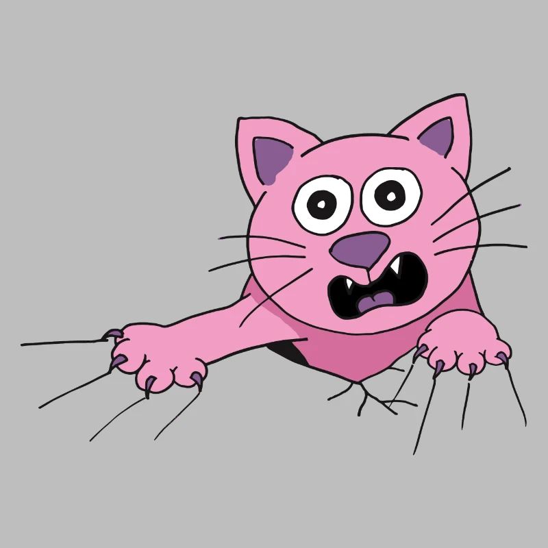 Un chat crie à l’aide