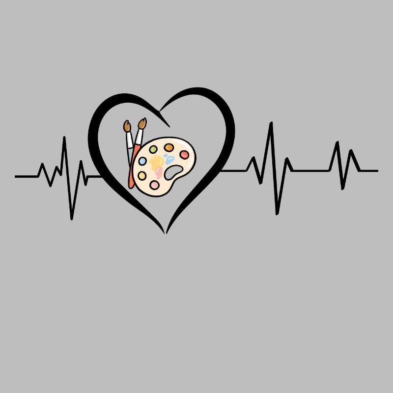 heartbeat drawing