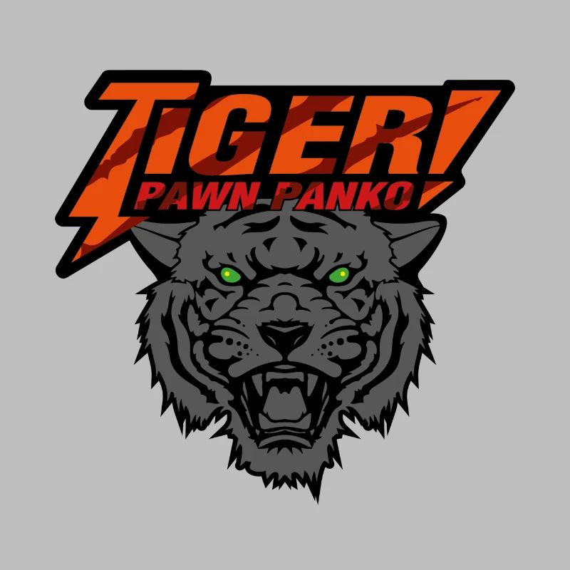 Tiger Pawn Panko orange - grau