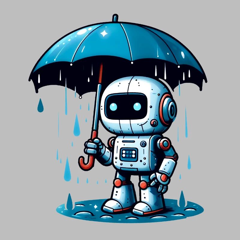 Robot Rain Umbrella