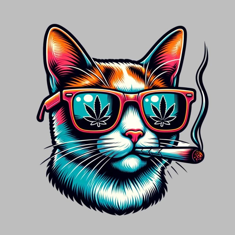 chat drôle avec articulation