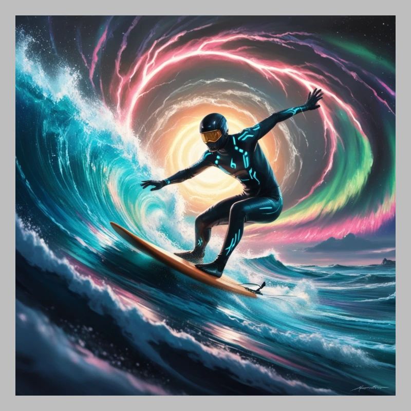 Pulsar Surfer – A Sci-Fi Adventure on a Cosmic Scale