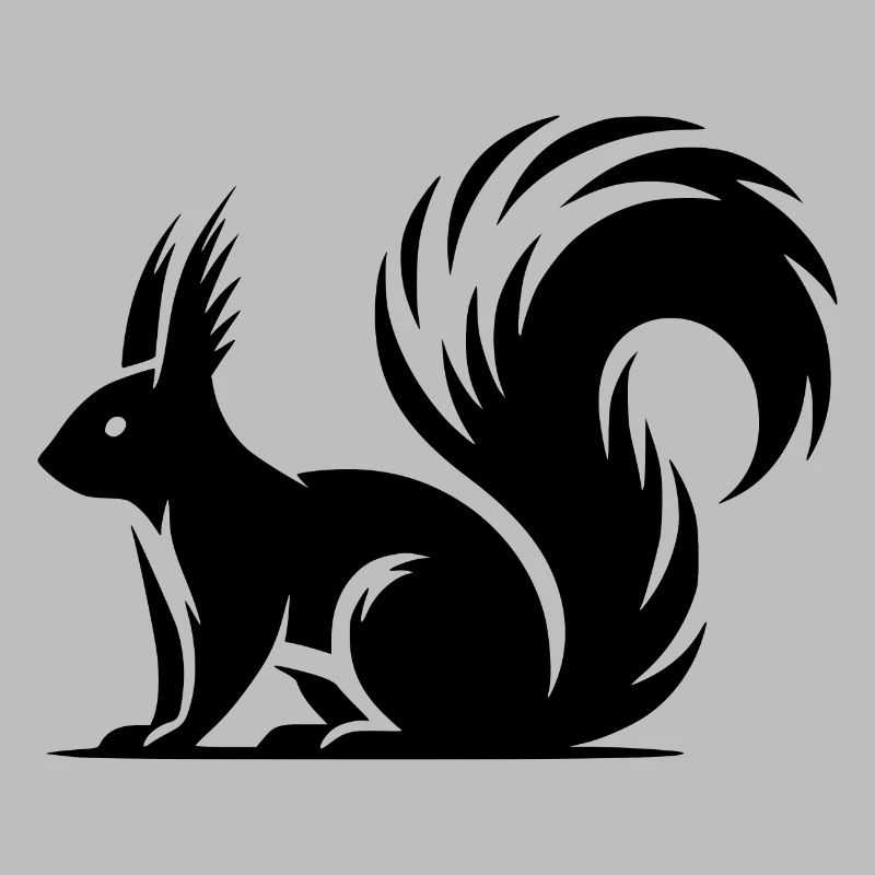 Mignon mignon écureuil Dessin