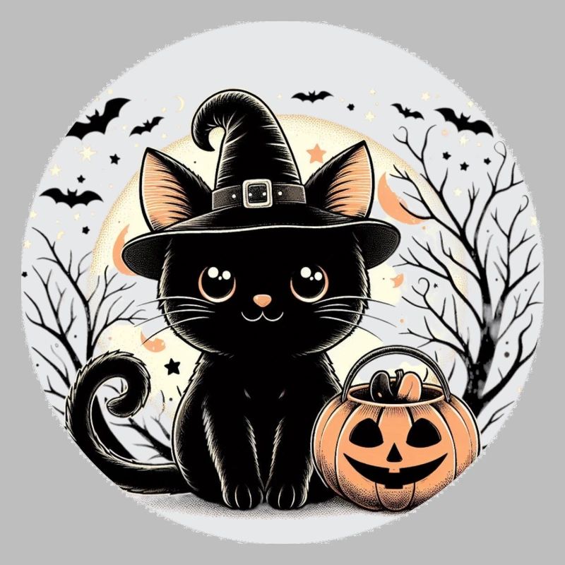 Witch Kitty halloween