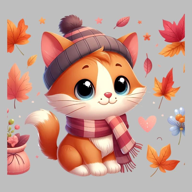 chat automne4