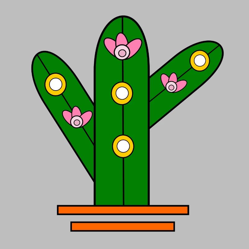 Glowing cactus