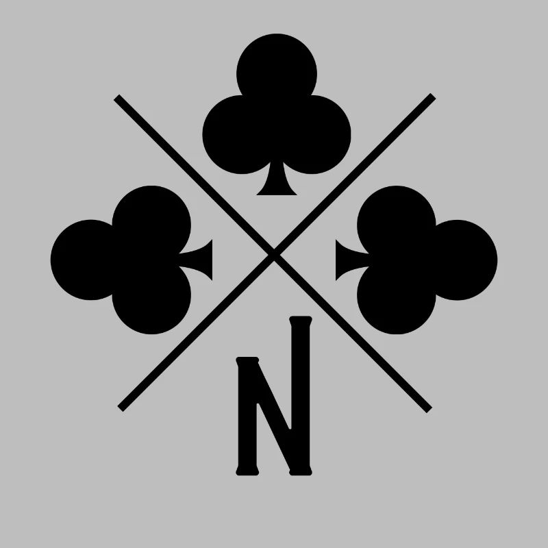Lucky clover letter n