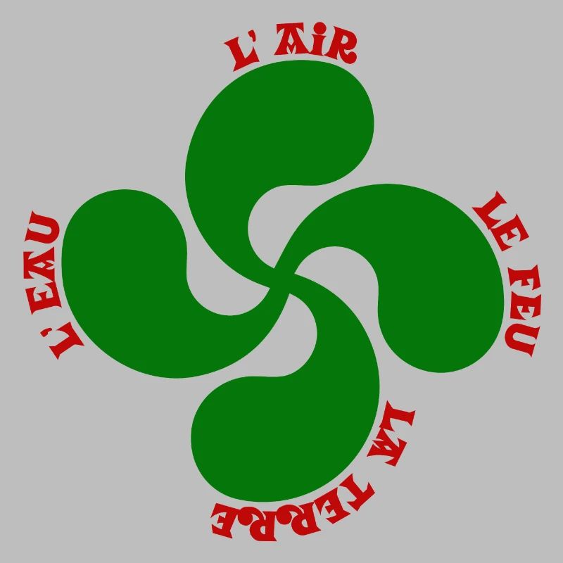 Lauburu verte - croix basque et signification