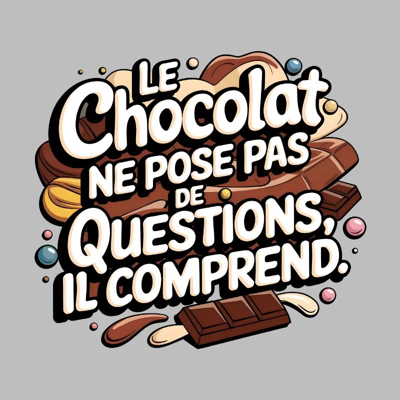 Le chocolat ne pose pas de questions, il comprend