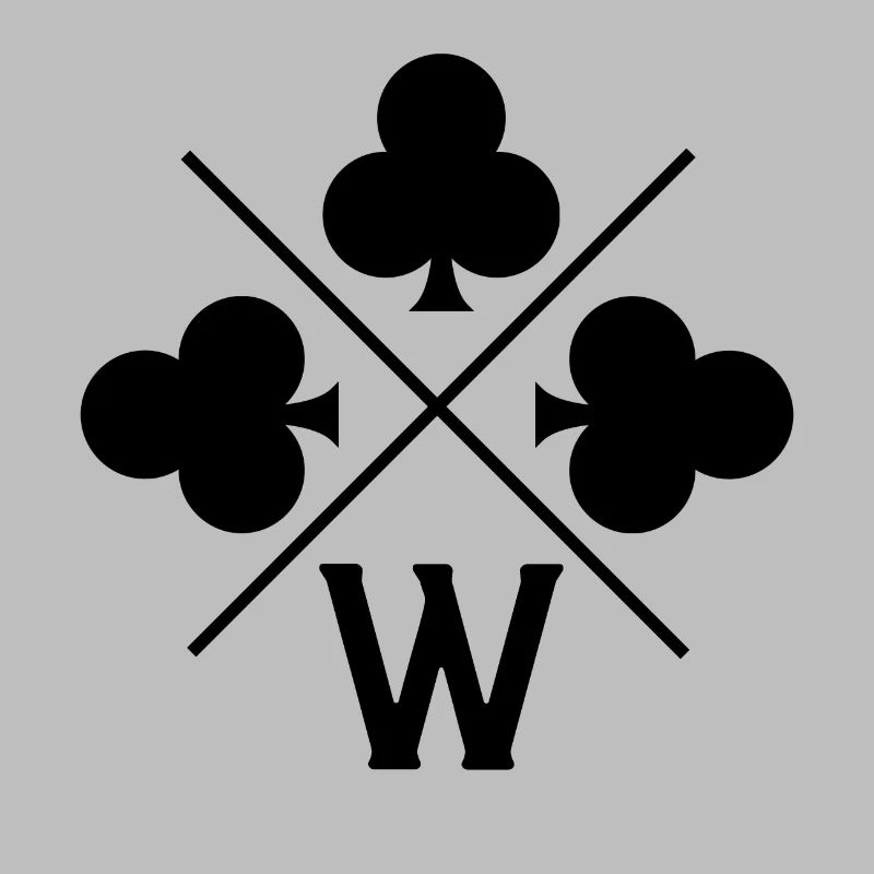Lucky clover w letter