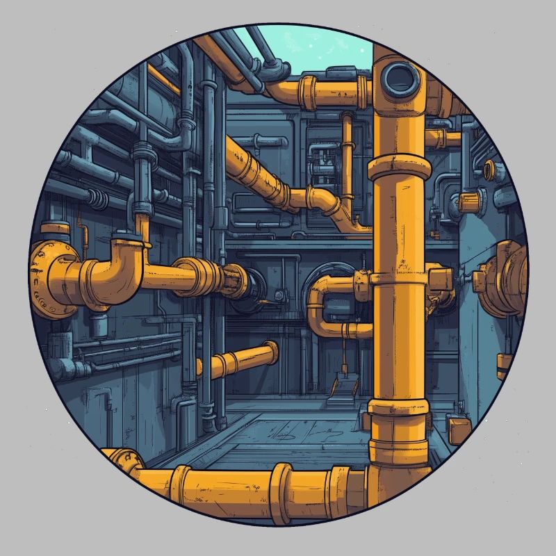 Industrial pipe systems