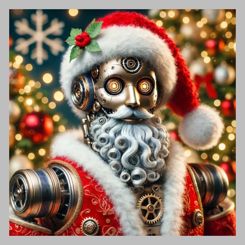 Roboter Weihnachtsmann