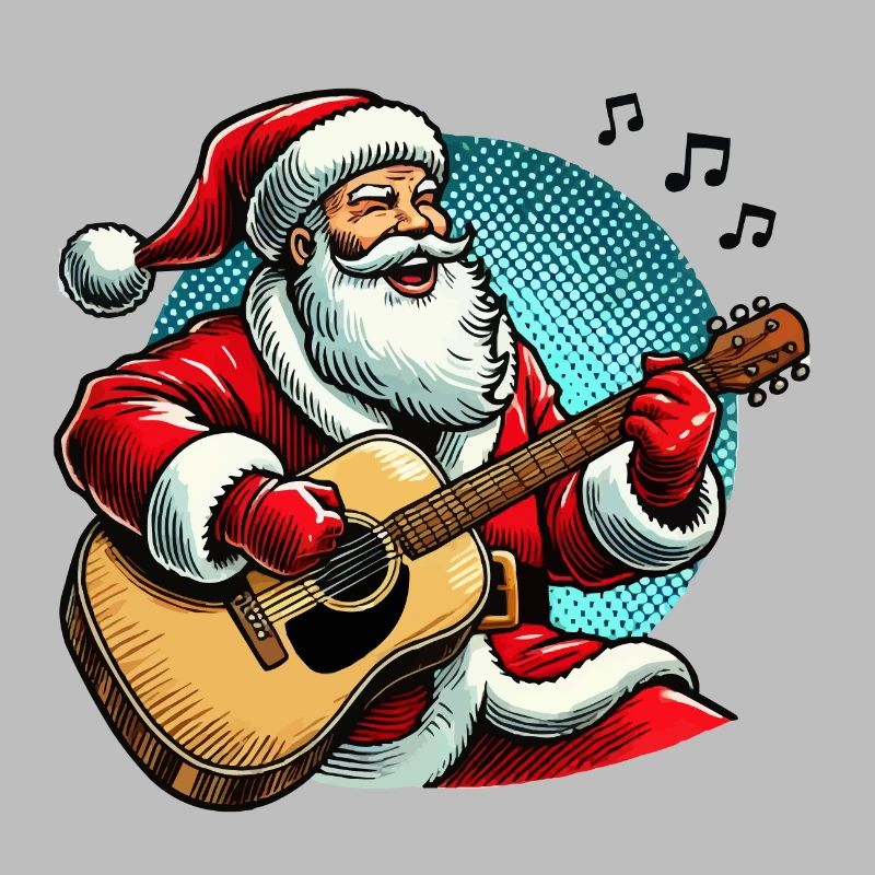 weihnachtsmann gitarre