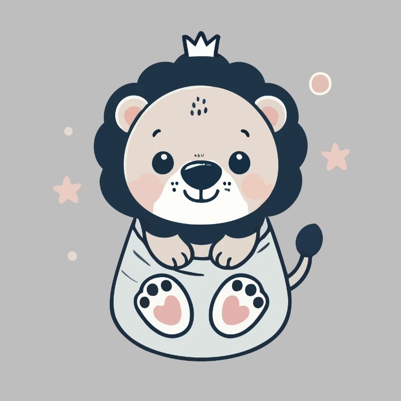 Mignon bébé lion